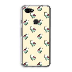 Vogeltjes: Google Pixel 3a Transparant Hoesje
