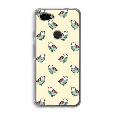 Vogeltjes: Google Pixel 3a Transparant Hoesje