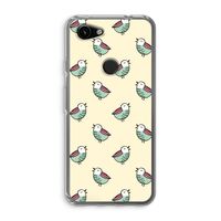 Vogeltjes: Google Pixel 3a Transparant Hoesje