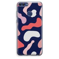 Memphis Shapes Pink: Huawei P Smart (2018) Transparant Hoesje