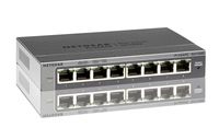 NETGEAR ProSAFE Unmanaged Plus Switch - GS108E - 8 Gigabit Ethernet poorten - thumbnail