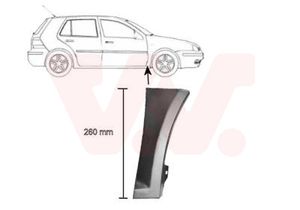 Spatbord VAN WEZEL, Inbouwplaats: Rechts voor, u.a. fÃ¼r VW