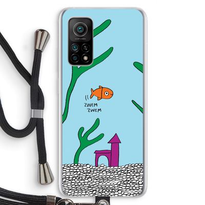 Aquarium: Xiaomi Mi 10T 5G Transparant Hoesje met koord