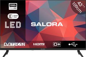 Salora 43FDB200 tv 109,2 cm (43") Full HD Zwart