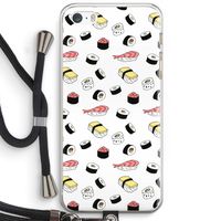 Sushi time: iPhone 5 / 5S / SE Transparant Hoesje met koord