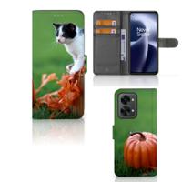 OnePlus Nord 2T | Telefoonhoesje | Met pasjeshouder | Kitten