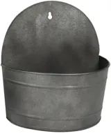 Muurhanger zink vntg l22b14h24 zwrt