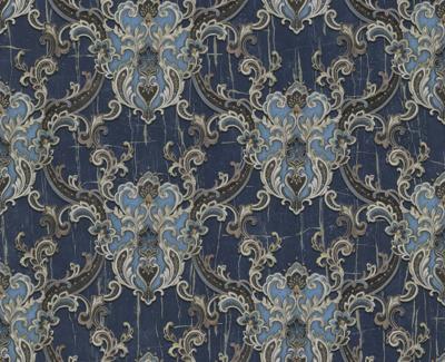 Dutch Wallcoverings Yudashkin 5 10X1,06M - Blauw/Zwart/Goud