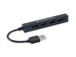 Conceptronic HUBBIES05B interface hub USB 2.0 480 Mbit/s Zwart