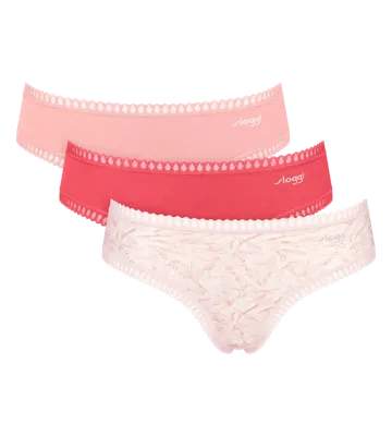 Sloggi 3-pack Crush Go dames hipsters