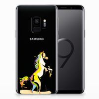 Samsung Galaxy S9 Telefoonhoesje met Naam Horse Color