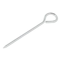 Pro+ Tentharing 19cm aluminium met oog - thumbnail