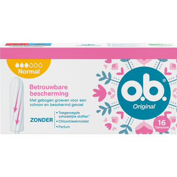 O.B. Original Normal 16 Stuks bij Jumbo