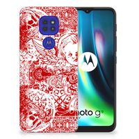 Silicone Back Case Motorola Moto G9 Play | E7 Plus Angel Skull Rood