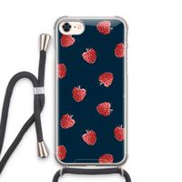 Framboosjes: iPhone 8 Transparant Hoesje met koord
