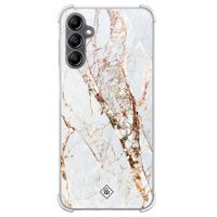 Samsung Galaxy A14 shockproof hoesje - Marmer goud
