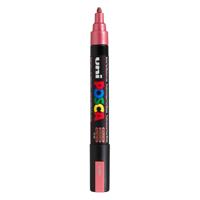 Uni Posca verfmarker pc5m metallic rood - conische punt 2,5 mm