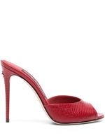 Dolce & Gabbana sandales en cuir 105 mm - Rouge - thumbnail