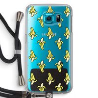 Bananas: Samsung Galaxy S6 Transparant Hoesje met koord