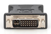 Digitus DVI adapter, M/F DVI-I, (24+5) D-Sub Zwart - thumbnail