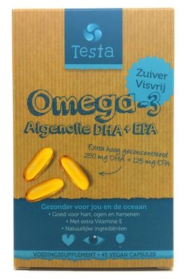 Omega 3 algenolie 325mg DHA + 150mg EPA vegan
