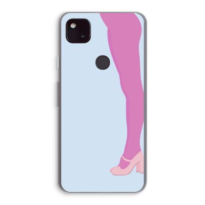 Pink panty: Google Pixel 4a 5G Transparant Hoesje
