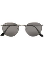 Ray-Ban lunettes de soleil teintées à monture ronde - Noir