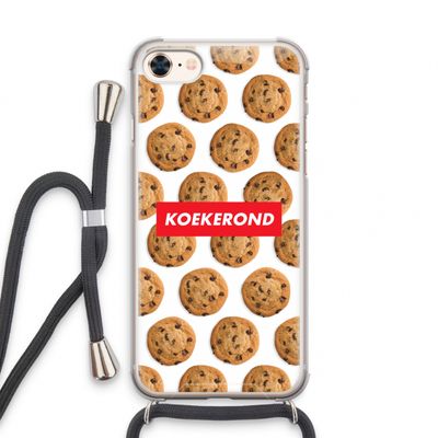 Koekerond: iPhone 7 Transparant Hoesje met koord