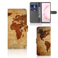 Samsung Note 10 Lite | Flip Cover | Wereldkaart