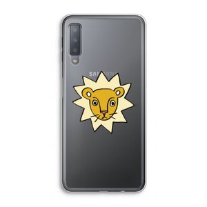 Kleine leeuw: Samsung Galaxy A7 (2018) Transparant Hoesje