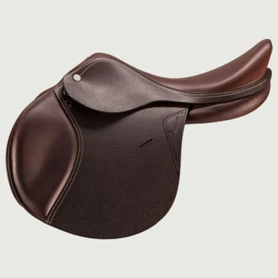 Equiline springzadel E5 bruin maat:17 m