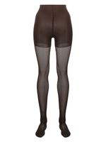 Wolford collants Control Dots - Marron