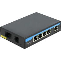 Gigabit Ethernet Switch 4 Port PoE + 1 RJ45 Switch - thumbnail