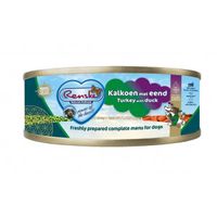 Renske vers bereid kalkoen met eend hypoallergeen natvoer hond (blik) 1 tray (24 x 95 g)