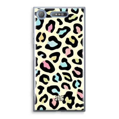 Leopard pattern: Sony Xperia XZ1 Transparant Hoesje