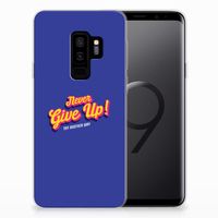 Samsung Galaxy S9 Plus Siliconen hoesje met naam Never Give Up