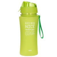 Sport Bidon drinkfles/waterfles - Being Nice - groen - kunststof - 480 ml