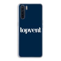Topvent Navy: Oppo A91 Transparant Hoesje