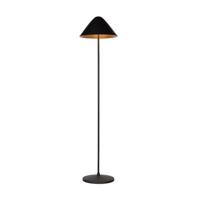 Atmooz Elan - Vloerlamp - Zwart & Goud - Paddestoelvormig - 35x35x150