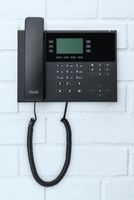 Auerswald COMfortel D-110 Vaste VoIP-telefoon Handsfree, Headsetaansluiting, Optisch belsignaal, PoE Grafisch display Zwart - thumbnail