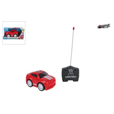 Roadstar RC auto 27MHZ rood 13,5cm