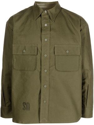 Readymade chemise à poches cargo - Vert