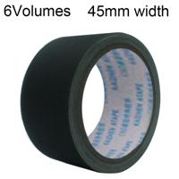 6 volumes duurzaam sterke zelfklevende waterdichte tapijt doek Base Tape Multi-Purpose grootte: 45 mm * 10 m (zwart)