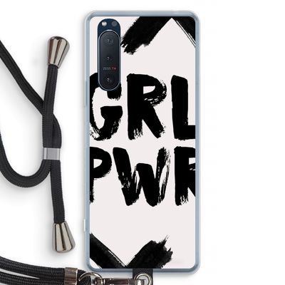 Girl Power #2: Sony Xperia 5 II Transparant Hoesje met koord