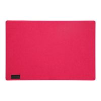 Rechthoekige placemat met ronde hoeken polyester fuchsia roze 30 x 45 cm - thumbnail