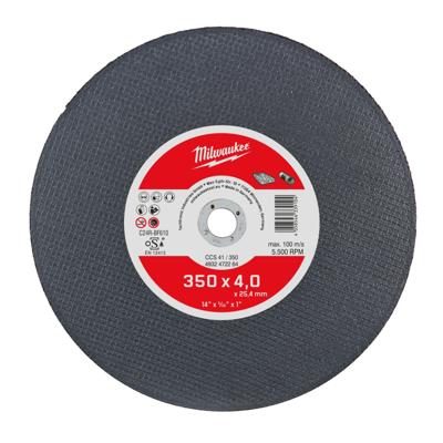 Milwaukee Doorslijpschijf steen 350x4,0x25,4mm - 4932472264
