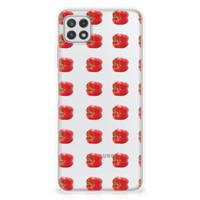 Samsung Galaxy A22 5G | Siliconen Case | Paprika Red