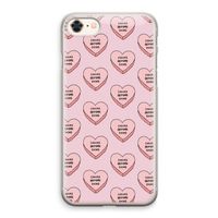 Chicks before dicks: iPhone 8 Transparant Hoesje