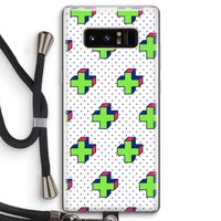 8-bit N°10: Samsung Galaxy Note 8 Transparant Hoesje met koord