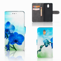 Nokia 3.1 (2018) Hoesje Orchidee Blauw - Cadeau voor je Moeder